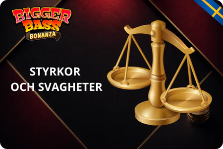 Sammanfattning av styrkor och svagheter i Big Bass Bonanza