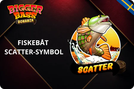 Fiskebåt-symbol som utlöser Free Spins i Big Bass Bonanza