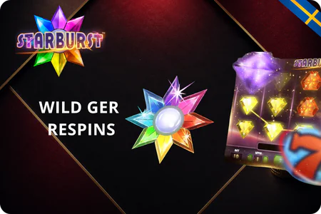 Starburst expanderande wild-symbol på hjulen